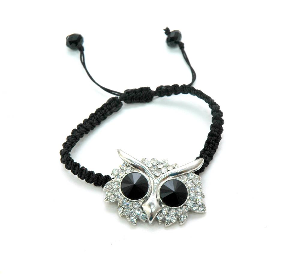 Owl Bracelet - Knotted Bracelet - Gift - Teens Jewelry - Unisex